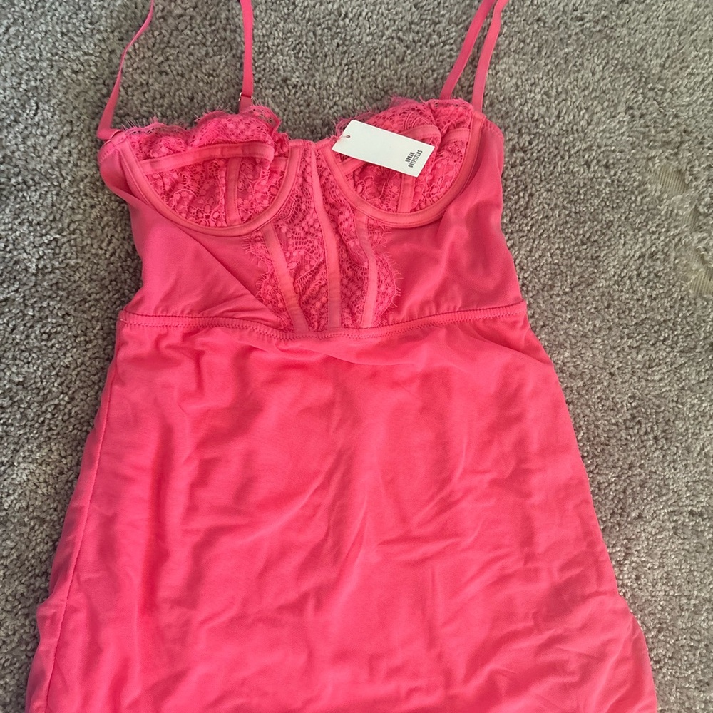 Pink urban outfitters dress